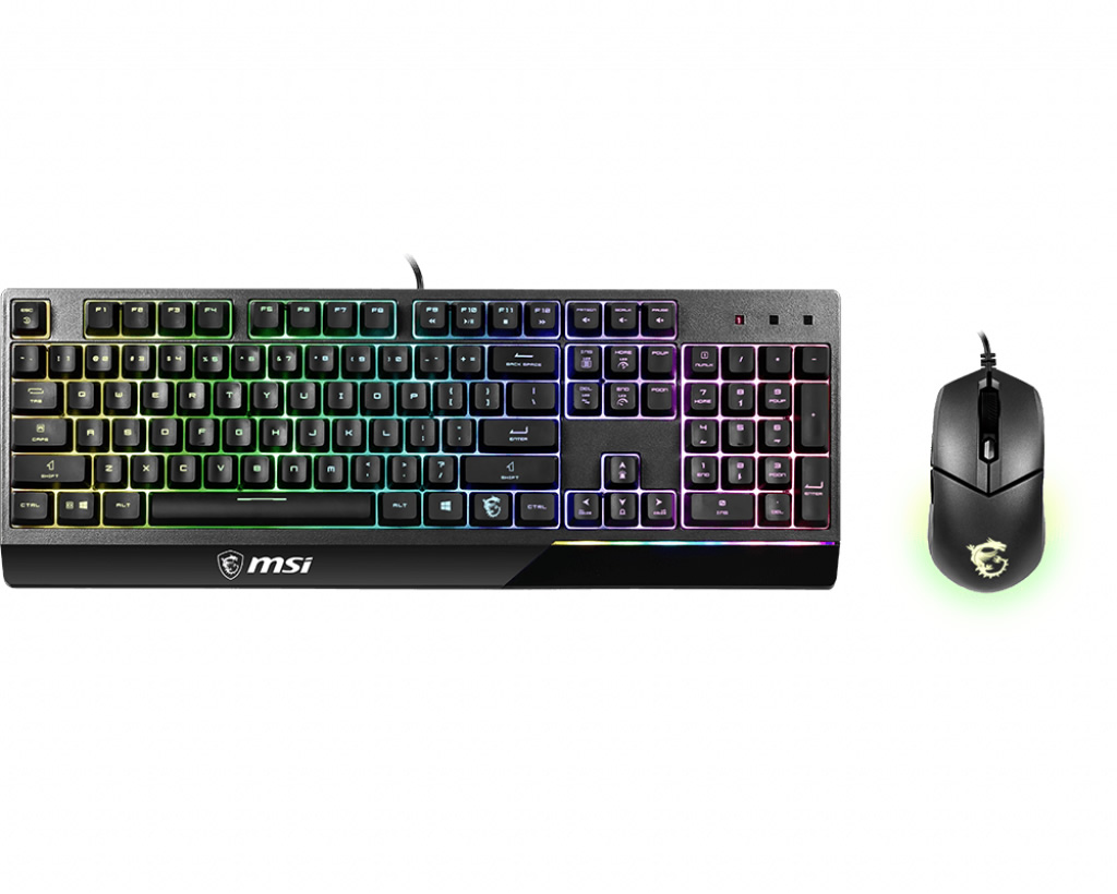 MSI GG VIGOR GK30 TR GAMING KEYBOARD VE CLUTCH GM11 GAMING MOUSE